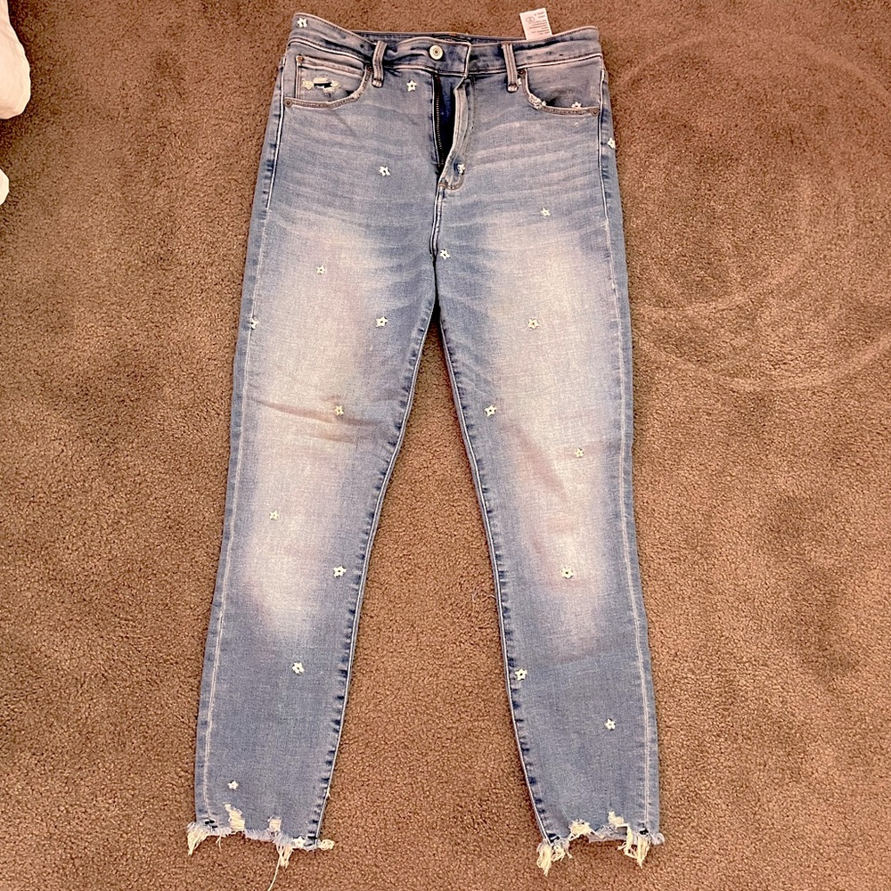 Abercrombie Simone High Rise Ankle Jeans